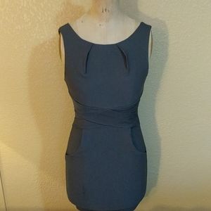 Charcoal Greay Dress with Pockets